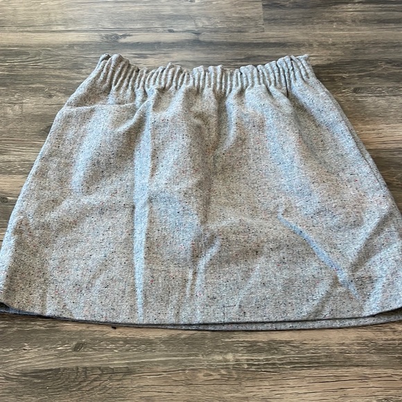 J. Crew Skirts J Crew Paper Bag Style Skirt In Grey Poshmark
